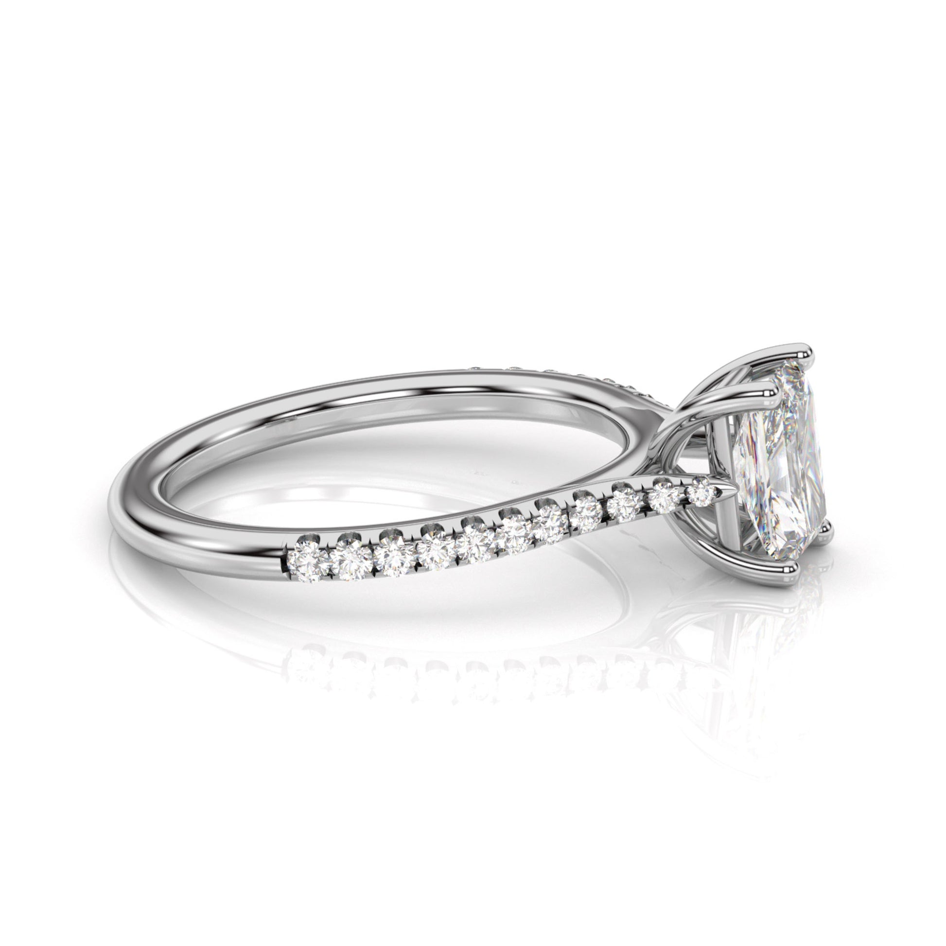 Diamond Size_1 carat | Style_With Diamonds | Precious Metal_White Gold