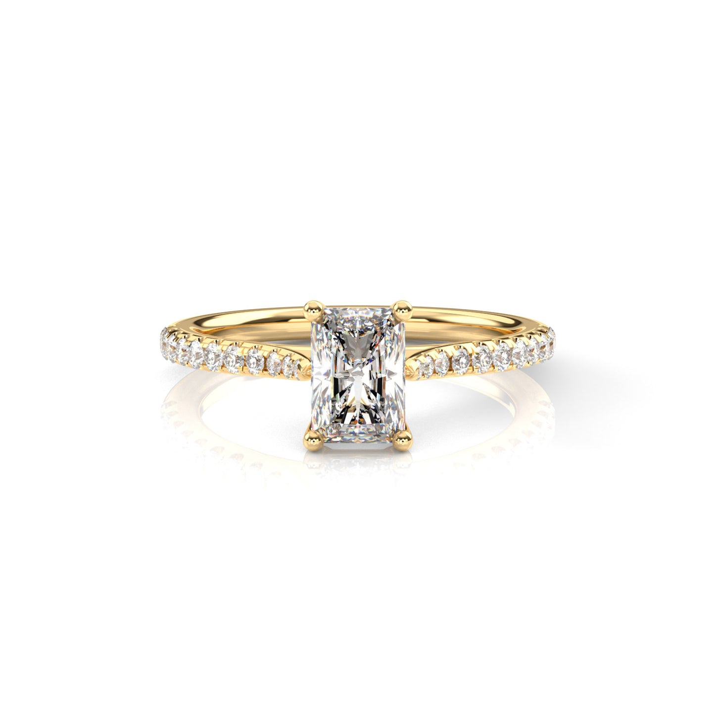 Diamond Size_1 carat | Style_With Diamonds | Precious Metal_Yellow Gold