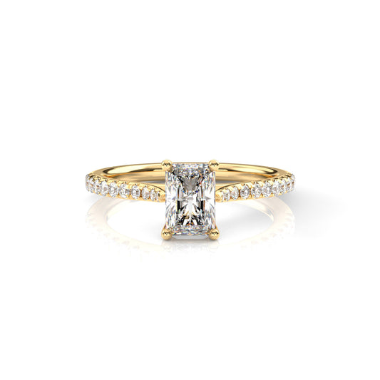 Diamond Size_1 carat | Style_With Diamonds | Precious Metal_Yellow Gold