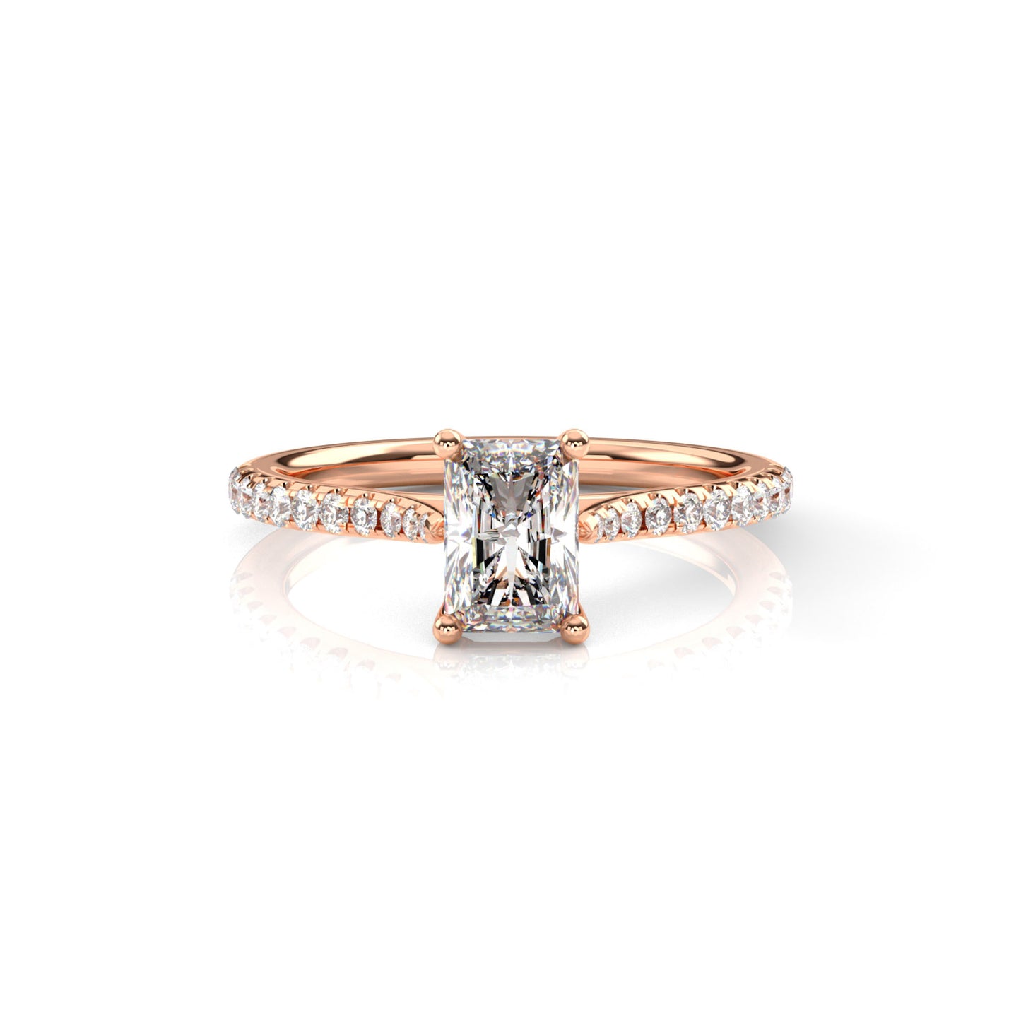 Diamond Size_1 carat | Style_With Diamonds | Precious Metal_Rose Gold