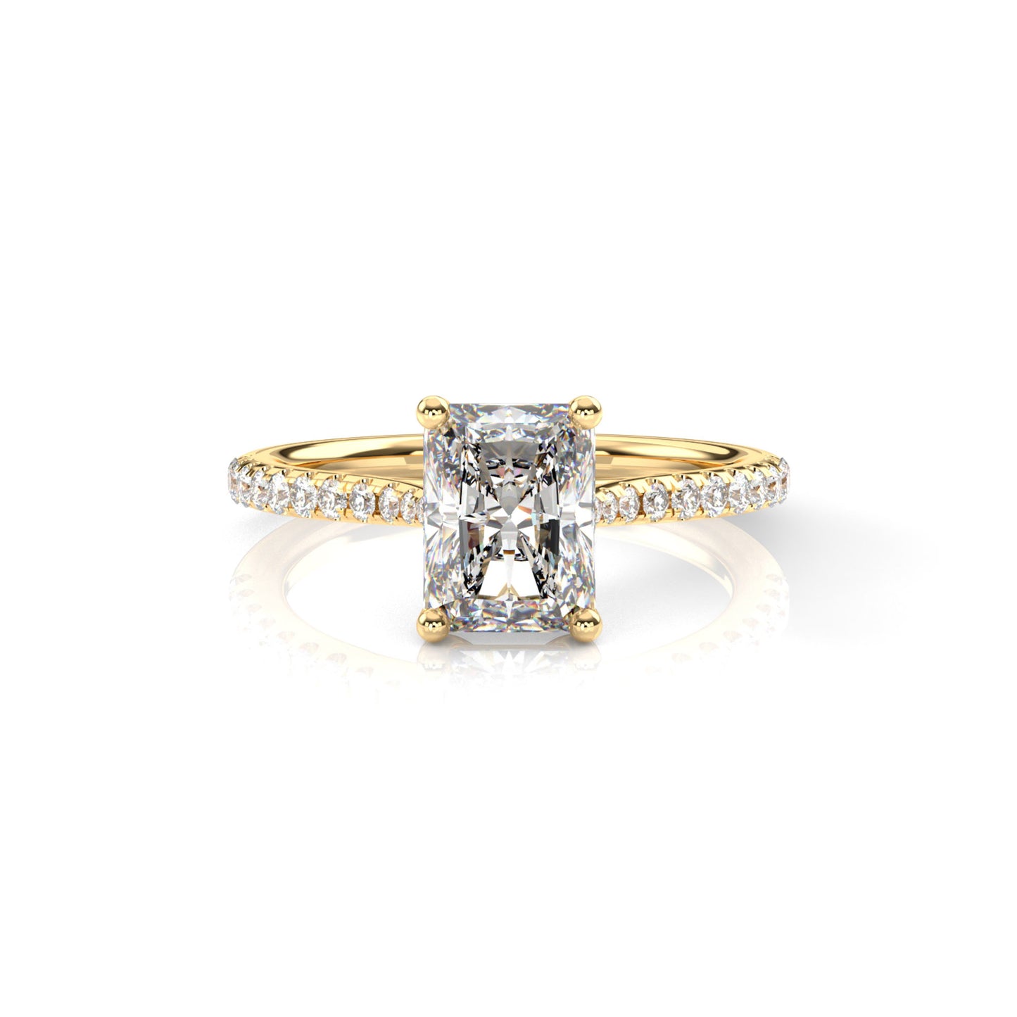Diamond Size_2 carat | Style_With Diamonds | Precious Metal_Yellow Gold