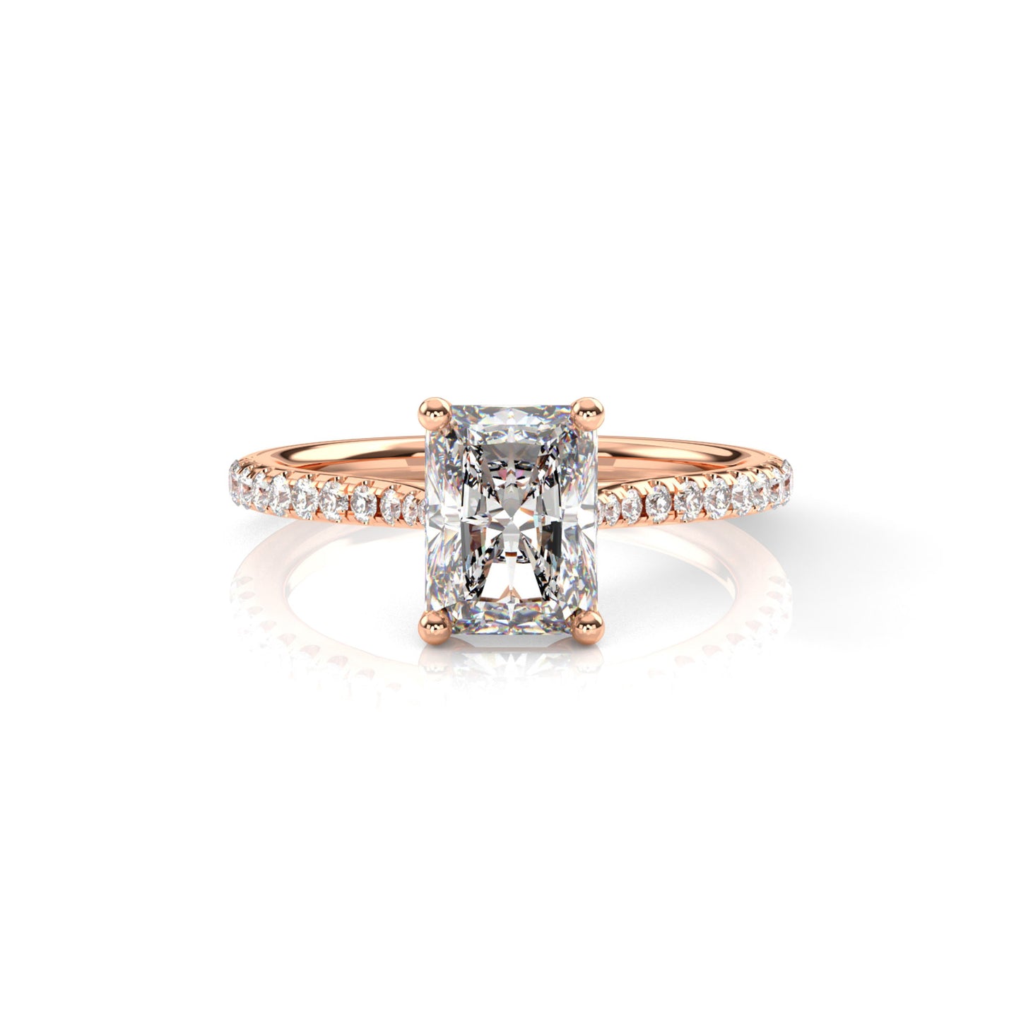 Diamond Size_2 carat | Style_With Diamonds | Precious Metal_Rose Gold