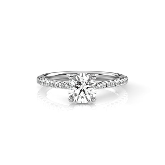 Diamond Size_1 carat | Style_With Diamonds | Precious Metal_White Gold