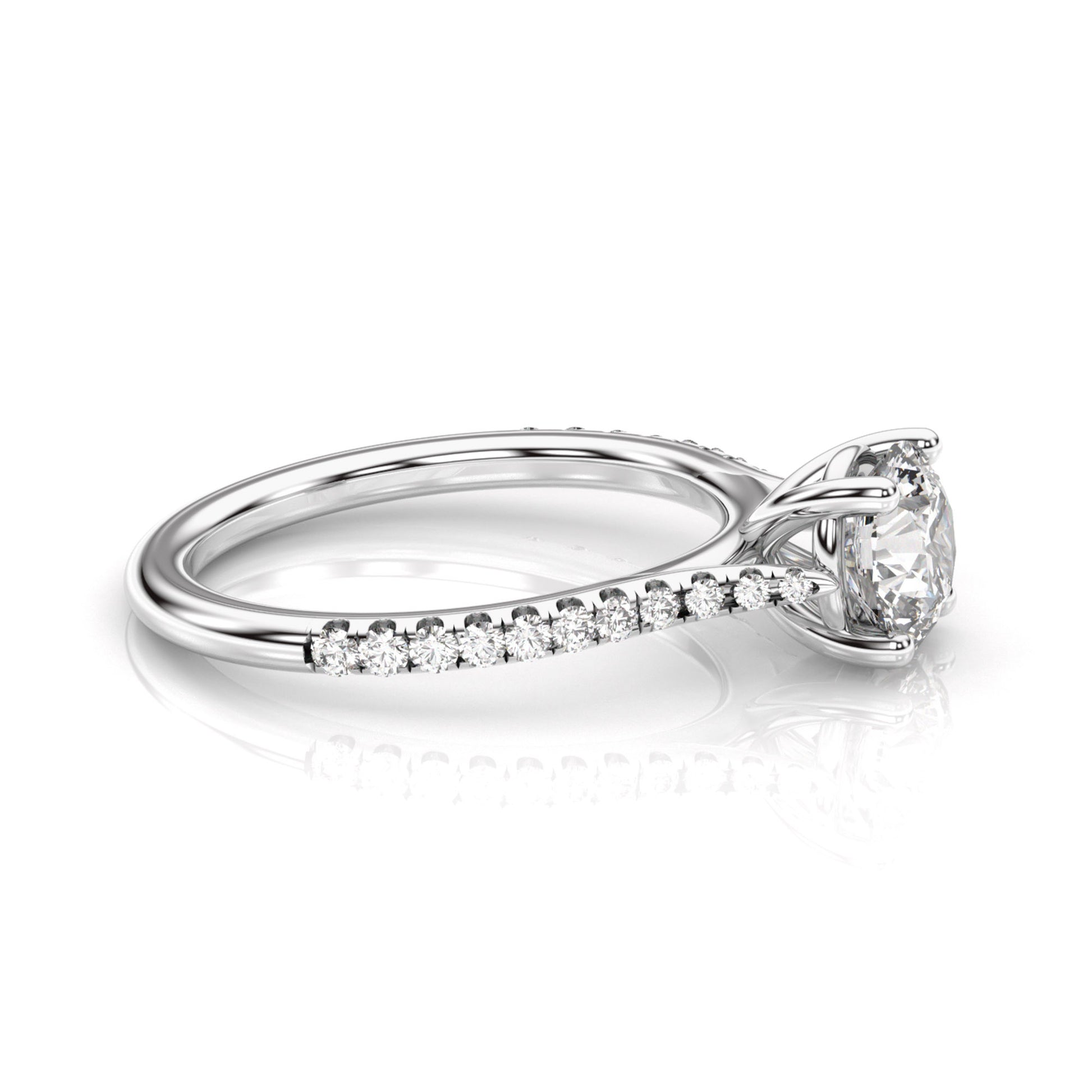 Diamond Size_1 carat | Style_With Diamonds | Precious Metal_White Gold
