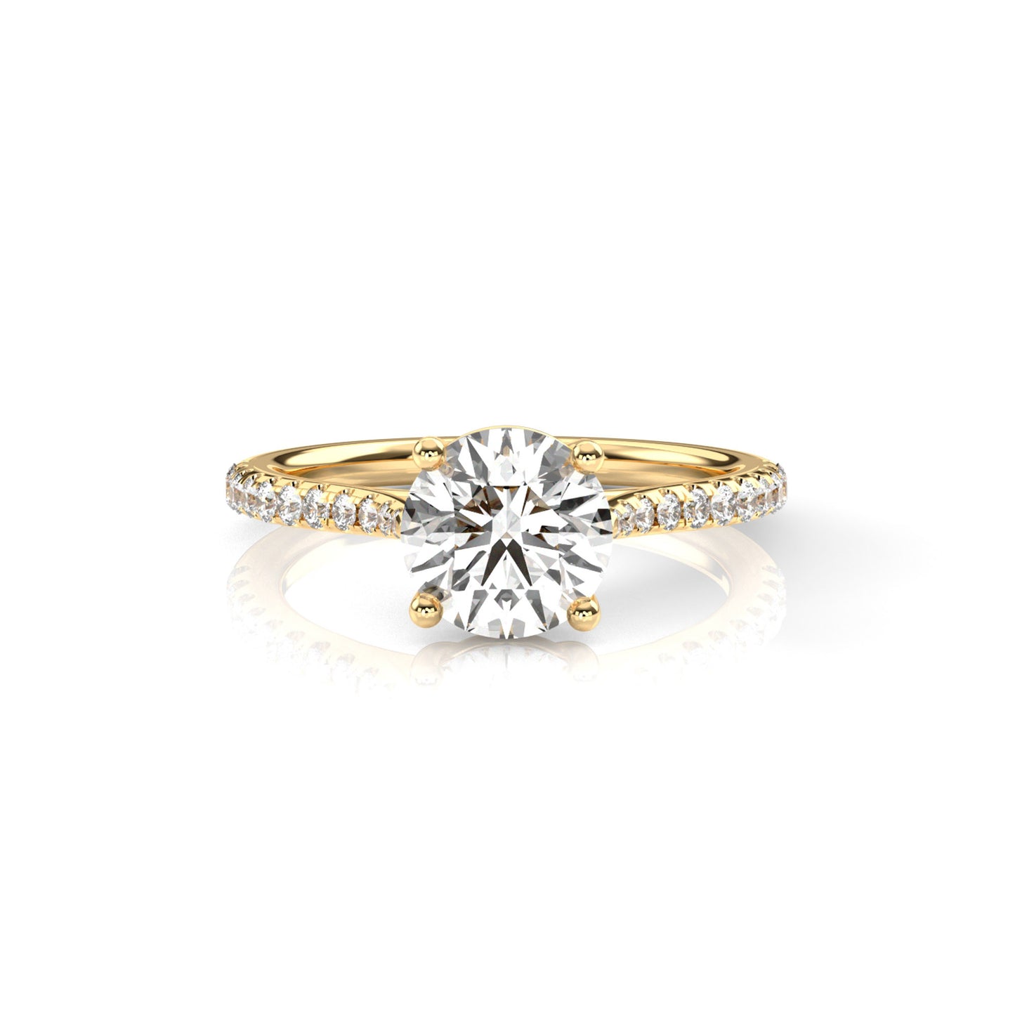 Diamond Size_1.5 carat | Style_With Diamonds | Precious Metal_Yellow Gold