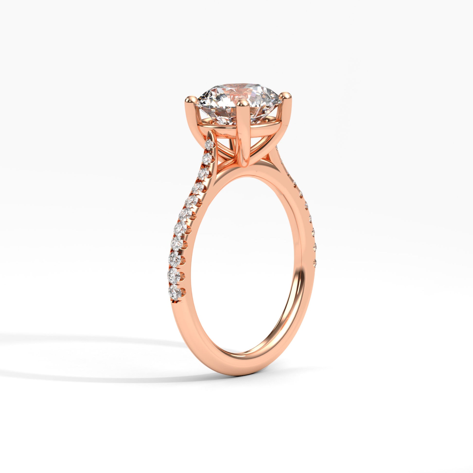 Diamond Size_2 carat | Style_With Diamonds | Precious Metal_Rose Gold