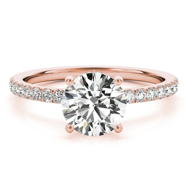 Precious Metal_Rose Gold | Diamond Shape_Round