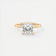 Aurora Hidden Halo Princess Cut Diamond Engagement Ring