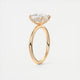 Aurora Hidden Halo Princess Cut Diamond Engagement Ring