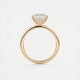 Aurora Hidden Halo Princess Cut Diamond Engagement Ring