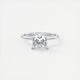 Aurora Hidden Halo Princess Cut Diamond Engagement Ring