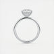 Aurora Hidden Halo Princess Cut Diamond Engagement Ring