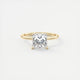 Aurora Hidden Halo Princess Cut Diamond Engagement Ring