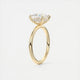 Aurora Hidden Halo Princess Cut Diamond Engagement Ring