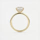 Aurora Hidden Halo Princess Cut Diamond Engagement Ring