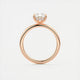 Aurora Hidden Halo Radiant Cut Diamond Engagement Ring