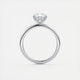 Aurora Hidden Halo Radiant Cut Diamond Engagement Ring