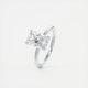 Aurora Hidden Halo Radiant Cut Diamond Engagement Ring