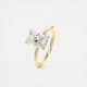 Aurora Hidden Halo Radiant Cut Diamond Engagement Ring