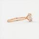Aurora Hidden Halo Round Cut Diamond Engagement Ring