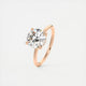 Aurora Hidden Halo Round Cut Diamond Engagement Ring