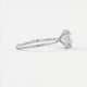Aurora Hidden Halo Round Cut Diamond Engagement Ring