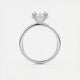 Aurora Hidden Halo Round Cut Diamond Engagement Ring