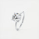 Aurora Hidden Halo Round Cut Diamond Engagement Ring