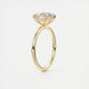 Aurora Hidden Halo Round Cut Diamond Engagement Ring