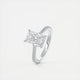 Cathedra Hidden Halo Radiant Cut Diamond Engagement Ring
