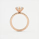 Elsa Eternity Round Cut Diamond Engagement Ring