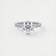 Elsa Eternity Round Cut Diamond Engagement Ring