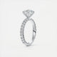 Elsa Eternity Round Cut Diamond Engagement Ring