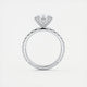 Elsa Eternity Round Cut Diamond Engagement Ring