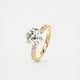 Elsa Eternity Round Cut Diamond Engagement Ring