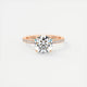 Emera Classic Pave Round Cut Diamond Engagement Ring