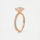 Emera Classic Pave Round Cut Diamond Engagement Ring