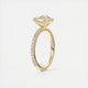Emera Classic Pave Round Cut Diamond Engagement Ring
