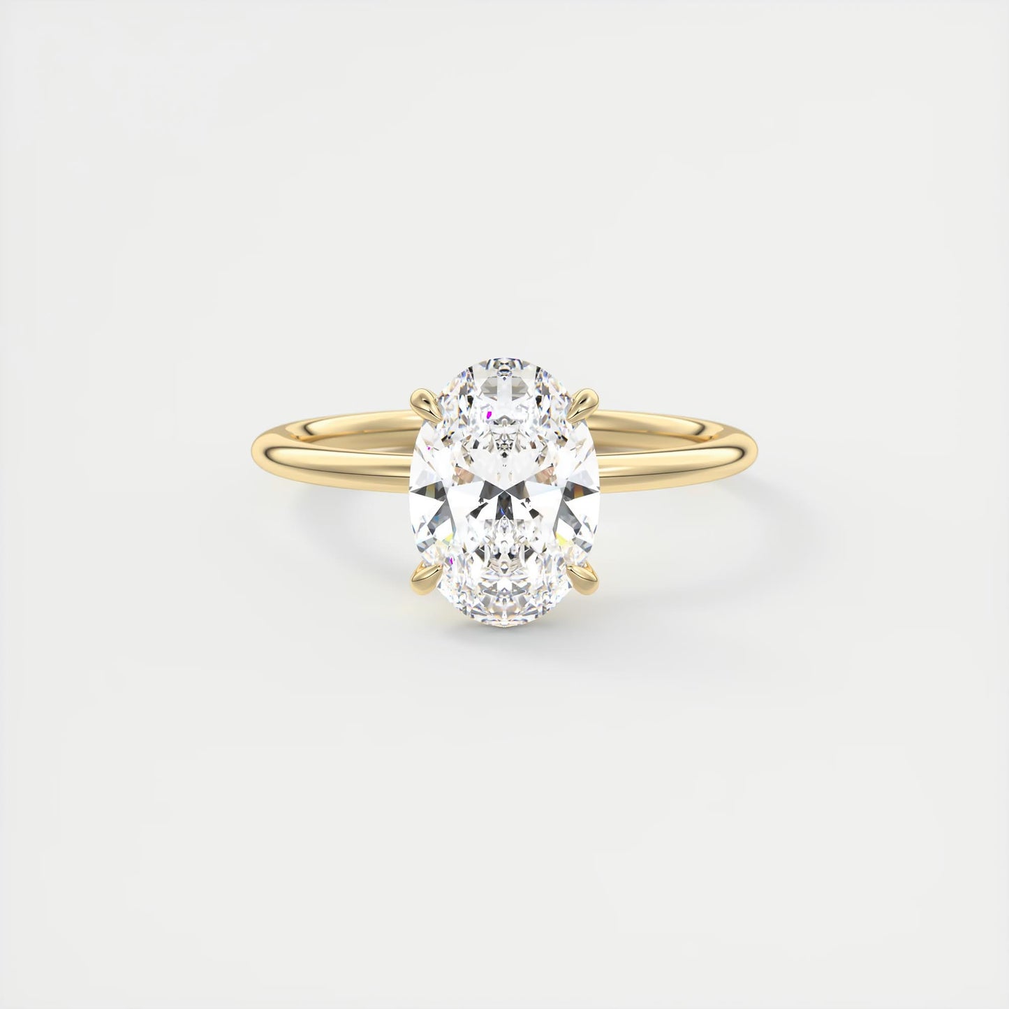 Evelyn Oval Cut Diamond Engagement Ring