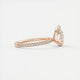 Evelyn Pear Shape Diamond Engagement Ring