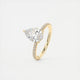 Evelyn Pear Shape Diamond Engagement Ring