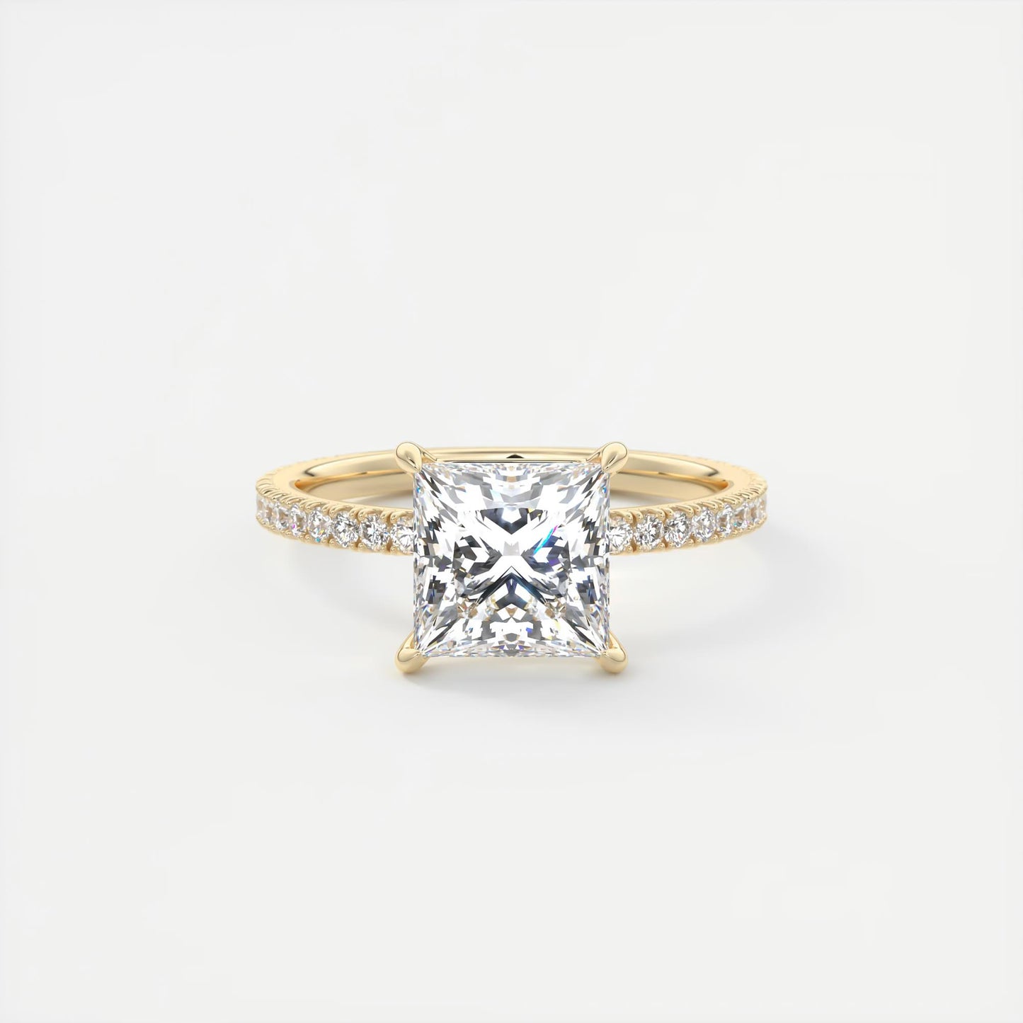Evelyn Princess Cut Diamond Engagement Ring