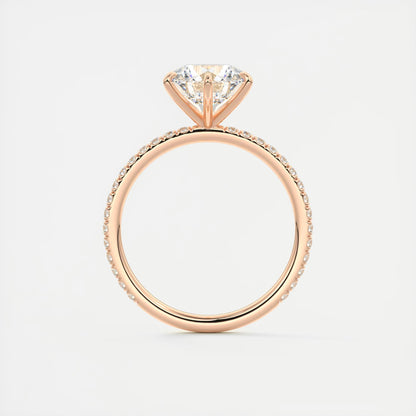 Evelyn Round Cut Diamond Engagement Ring