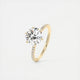 Evelyn Round Cut Diamond Engagement Ring
