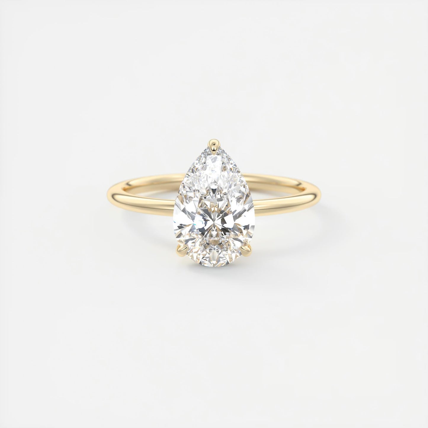 Evelyn Pear Shape Diamond Engagement Ring