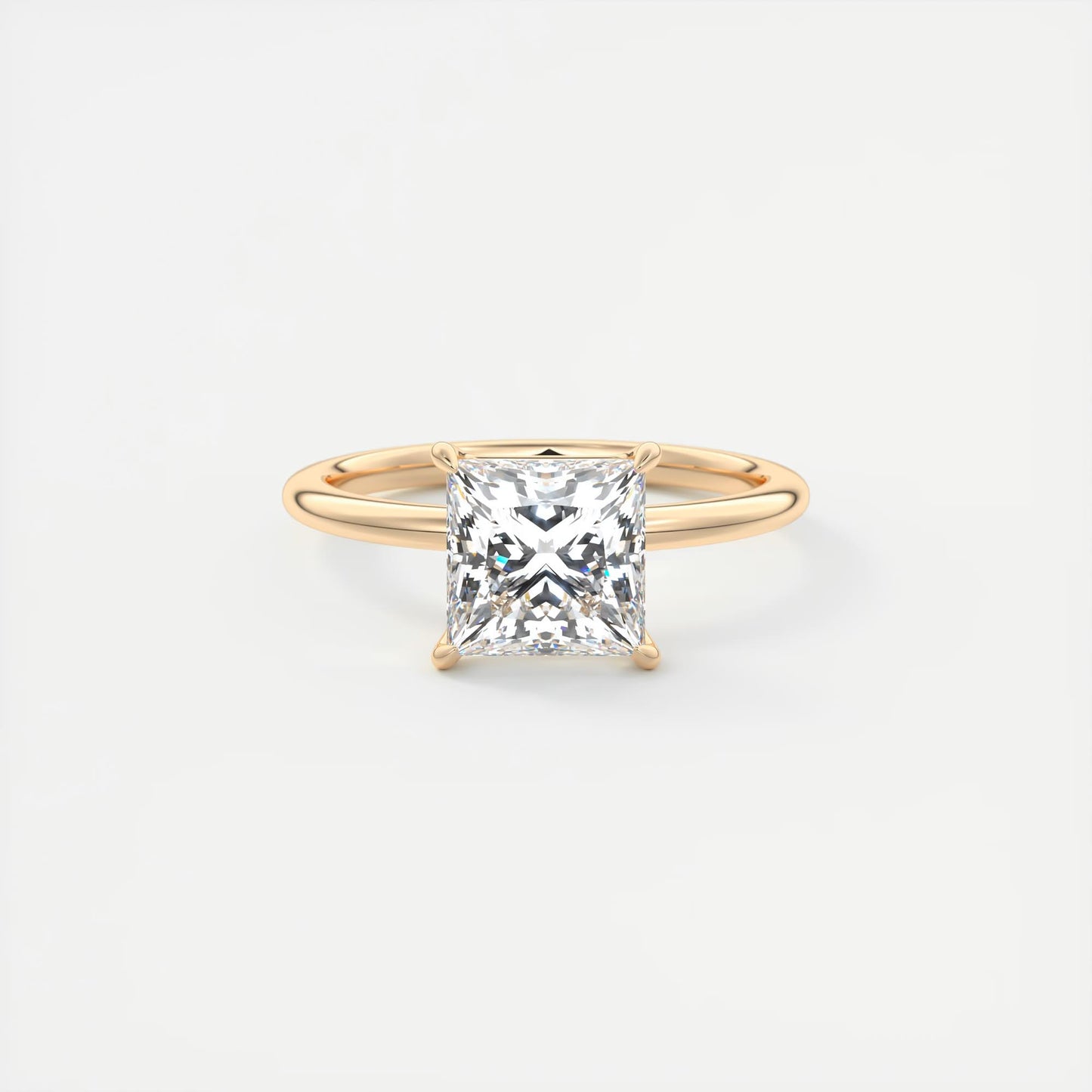 Evelyn Princess Cut Diamond Engagement Ring