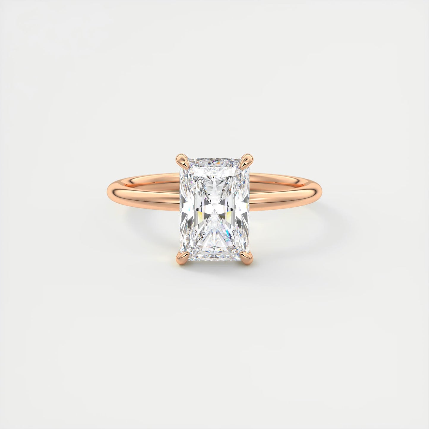 Evelyn Radiant Cut Diamond Engagement Ring