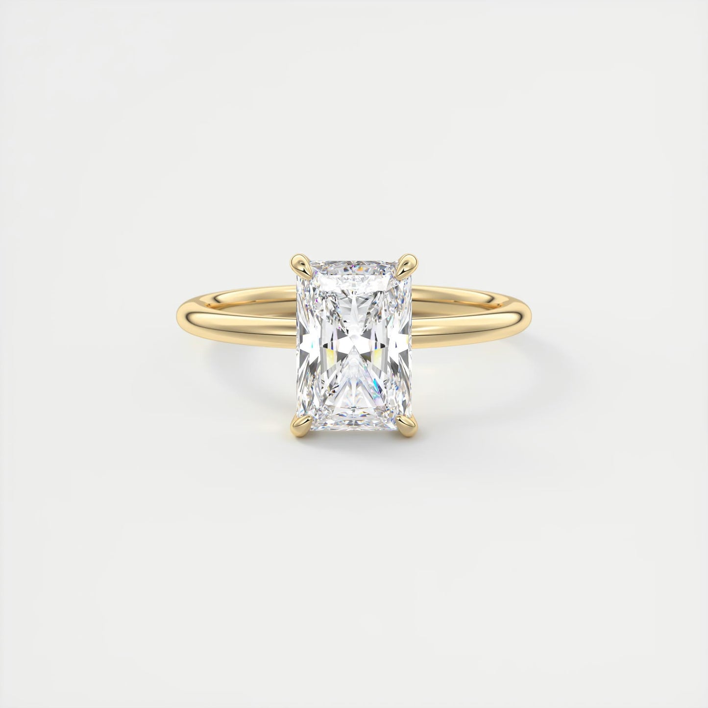Evelyn Radiant Cut Diamond Engagement Ring