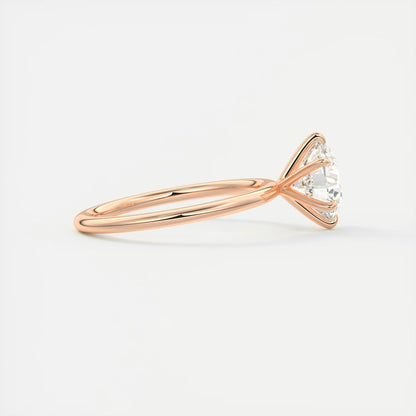 Evelyn Round Cut Diamond Engagement Ring