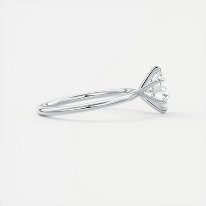 Evelyn Round Cut Diamond Engagement Ring
